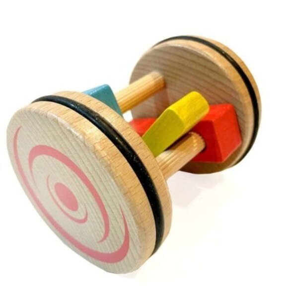 Begin Again Toys Click N Roll‎ Wooden Push Toy For Toddlers - Picture 1 of 1
